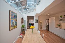 Riba Architects Altricham Open Plan Light Open Plan Kitchen Diner In Victorian Home Victorian Terrace House Glass Roof Extension Victorian Homes