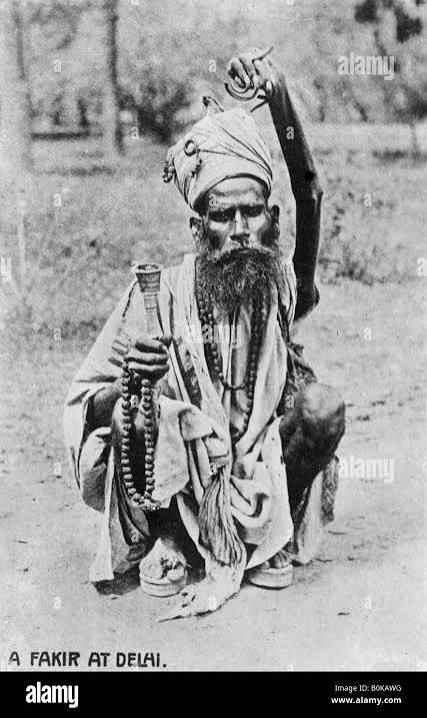 A Fakir at Delhi, 20th century. Artist: Unknown Stock Photo - Alamy