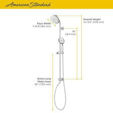 Spectra Versa 4 Function Temperature Control Complete Shower System With Flowise Shower Systems American Standard Adjustable Shower Head