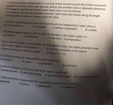Dissolved oxygen, temperature, and aquatic life. Solved 17 Which Of These Characteristics Is Not True Of Chegg Com