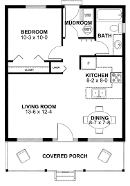 146 sq/ft width 11' x depth 13' 4 garage: Cottage Style House Plan 99971 With 1 Bed 1 Bath Family House Plans Cottage House Plans House Plans