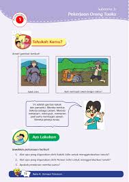 Gambar mewarnai petani membajak sawah archives kumpulan gambar. Tema 4 Berbagai Pekerjaan Kurikulum 2013 Bse Kelas 4 Sd