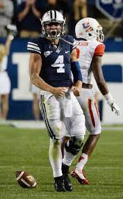 Happy Taysom Hill Micah Hannemann Day 7 Days To Kickoff Loyal Cougars Byu Football Football Helmets Micah