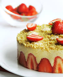 Fraisier Pistache Moelleux Chocolat Noisettes Recette Fraisier Pistache