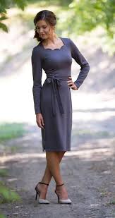 Gray Reagan By Mikarose Modest Church Dresses Trendy Modest Women S Clothing Modest Dresses For Women Modest Outfits Cute Dress Outfits