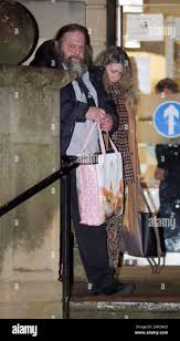 Lynda and Wayne Rickard outside Reading Crown Court where they are accused  of murdering James Anthony Sootheran, 59, at his home in the village of  South Newington, Oxfordshire in 2014 Stock Photo