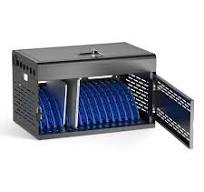 C16D-H - 16-Device Locking Charging Cabinet for Chromebooks, iPads, and  Laptops