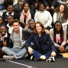 Award-winning actors Claire Foy and Matt Smith perform at St. Saviour's
