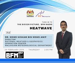 Petaling jaya is a large city in selangor, malaysia, and a part of kuala lumpur urban area, with the population close to 700,000 people. Jabatan Meteorologi Malaysia On Twitter Heatwave Stay Tune To Bfm 89 9 On 28 February 2019 Today At 2 00 Pm With The Director Of National Weather Geophysic Operation Center Malaysian Meteorological