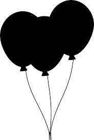 Balon hitam bayangan hitam langit penerbangan perayaan malam gadis merah. Svg Perayaan Kertas Dinding Percuma Gambar Imej Ikon Svg Percuma Svg Silh