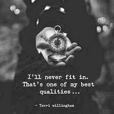 I Ll Never Fit In That S One Of My Best Qualities Stay Positive Quotes Positive Quotes Quotes