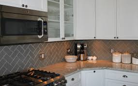 Gray Beige Glass Subway Tile In Taupe Backsplash Tile Design Kitchen Cabinet Remodel Glass Subway Tile