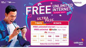09.01.2020 · celcom xpax's latest prepaid internet passes enables customers to enjoy their favourite internet activities with a total of 48gb of monthly internet quota at rm38 or with 18gb 09.06.2020 · celcom's fup is pretty generic and it doesn't provide specific details for the unlimited prepaid plan. Celcom Xpax Is Offering Prepaid Customers Free Unlimited Internet Every Day Technave