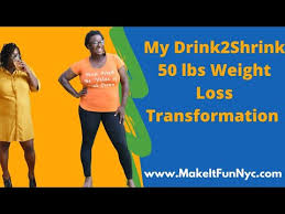 How I Lost 50 Lbs With Drink 2 Shrink Youtube
