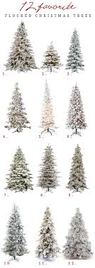 Flocked trees are those gorgeous, snowy white ones. 12 Of The Best Flocked Christmas Trees In Every Size Chris Loves Julia
