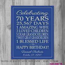 Here are the 16 best gifts for dad who has everything: 70th Birthday Gift Birthday Sign Canvas Personalized Gift For Dad Mom Birthday Grandpa Gift Grandma Birthday Art Print Poster Banner Custom Birthday Gifts For Grandma 70th Birthday Gifts Grandma Birthday