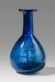 Roman Blue Glass Bottle C 1st 2nd Century Ad Roman Glass Glass Art Ancient Roman Glass
