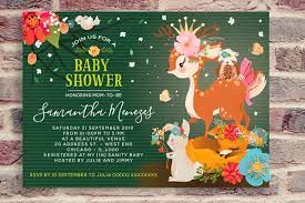 Enchanted Forest Baby Shower Invitation My In Sanity Party