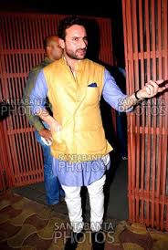 Saif Ali Khan In Black Kurta Wedding Kurta For Men Mens Indian Wear Saif Ali Khan Kurta