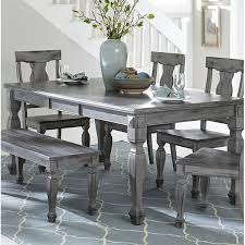 Reproduction rustic hardwood 9 piece dining setting. Kara Butterfly Leaf Rubberwood Solid Wood Dining Table In 2021 Wood Dining Table Dining Table In Kitchen Solid Wood Dining Table