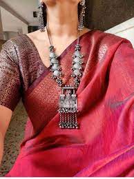 Statement Afghani Jewelry Boho Necklace And Earrings Set Oxidised Jewelry Afghani Jewelry Handcrafted German Silver Oxidized Silver Necklace Oxidised Jewellery Silver Jewellery Indian