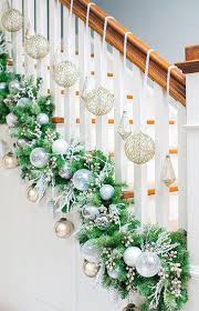 20 Christmas Garland Decorations Ideas To Try This Season Feed Inspiration Christmas Stairs Decorations Christmas Staircase Decor Diy Christmas Garland
