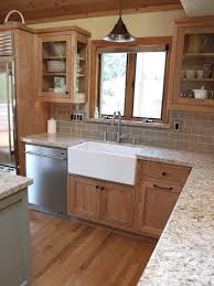 5 More Ideas Update Oak Or Wood Cabinets Without A Drop Of Paint Craftsman Kitchen Kitchen Design Kitchen Renovation
