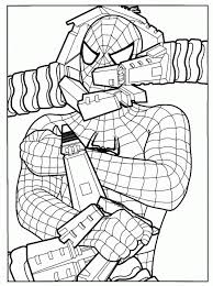 He knows the super ability to make cobwebs and feel the danger. Spider Man 2 Coloring Page Coloring Pages Name Large
