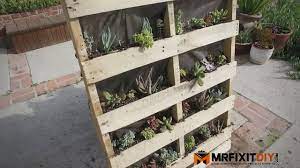 Vertical garden or pallet gardens are becoming increasingly popular with many homeowners. Diy Pallet Vertical Garden Youtube
