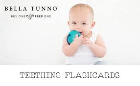 Amazon Com Bella Tunno Teething Flashcards Soft Easy Grip Baby Teether And Baby Teething Toys To Help Soothe Gums Promote Learning Non Toxic Bpa Free Silicone Teether Born To Ride