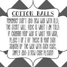 While the wax is still warm, use a cotton ball to absorb all of the liquid. To Change The Wax In Candle Warmers First Melt The Remaining Scentsy Wax Left In The Warmer Then Add A Cotton Ball Scentsy Scentsy Marketing Scentsy Hostess