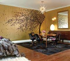 Tree Idea Colorful Interiors Dining Interior Home