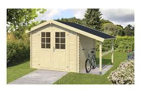 Abri De Jardin Avec Appentis Bidart 34 Mm 5m Interieur