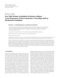 Low Tidal Volume Ventilation In Patients Without Acute