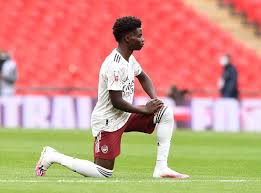 Arsenal suffer saka injury blow as young star limps off at sheffield united. Pictures Of The Arsenal Bukayo Saka Of Arsenal During The Fa Community Arsenal Soccer Soccer Field