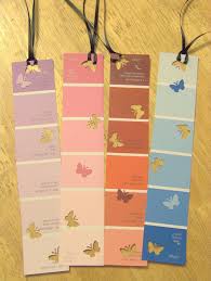 Little Shack On The Hill Easy Bookmarks Craft Tutorial Bookmark Craft Paint Sample Cards Paint Samples Crafts
