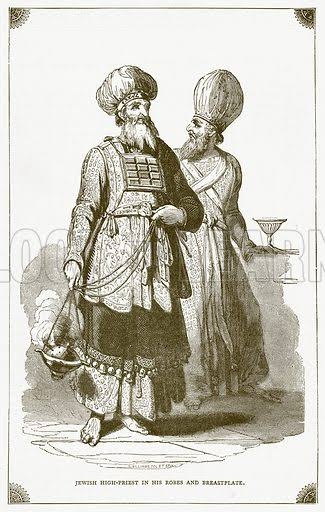Jewish High-Priest in his Robes and Breastplate stock image | Look and Learn