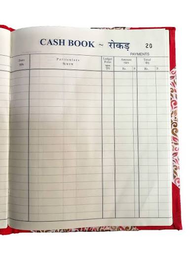 Cash book small size