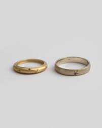Celestial Ring 14k Solid Gold Yajewelry Matching Wedding Rings Engraved Rings Antique Engagement Rings