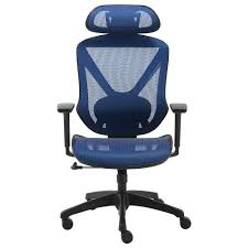 Black mesh back and luxura faux leather seat; Union Scale Flexfit Dexley Mesh Task Chair Blue Staples Ca
