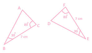 Asa Rule Of Congruent Triangles At Algebra Den
