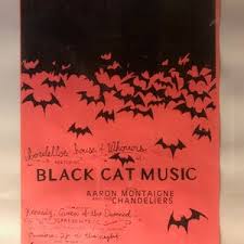 Vue & Black Cat Music Promo Punk Rock Flyer Lookout Records