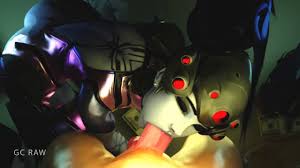 Widowmaker deepthroat X-ray view - Overwatch - SFM Compile