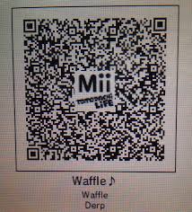 Waffle Derp Tomodachi Life Qr Code Coding Derp Qr Code