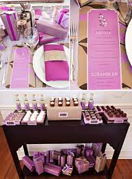Baby Shower For A Little Girl Purple Color Palette Baby Shower Purple Chic Baby Shower Baby Shower