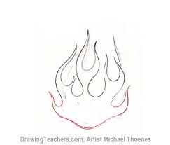 How To Draw Flames Drawing Flames Fire Drawing Cool Art Drawings