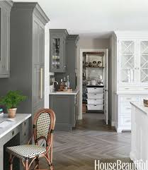 The good thing of gray is it can be paired with a breadth of colors including this turquoise cabinets. Grey Kitchens Trendy Or Timeless Hibou Design Co