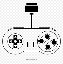 In the free printable video game controller template download you'll receive three pages: Super Nintendo Controller Coloring Page Vector Controle Super Nintendo Hd Png Download Vhv