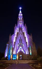 Canela Rio Grande Do Sul Fotos Catedral Nossa Senhora De Lourdes Also Known As Catedral De Pedra Canela Rio Grande Do Sul Serra Gaucha Br Cathedral Place Of Worship Church Architecture