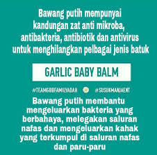 Maybe you would like to learn more about one of these? Garlic Baby Balm Johor Skudai Johor Johor Bahru 2021